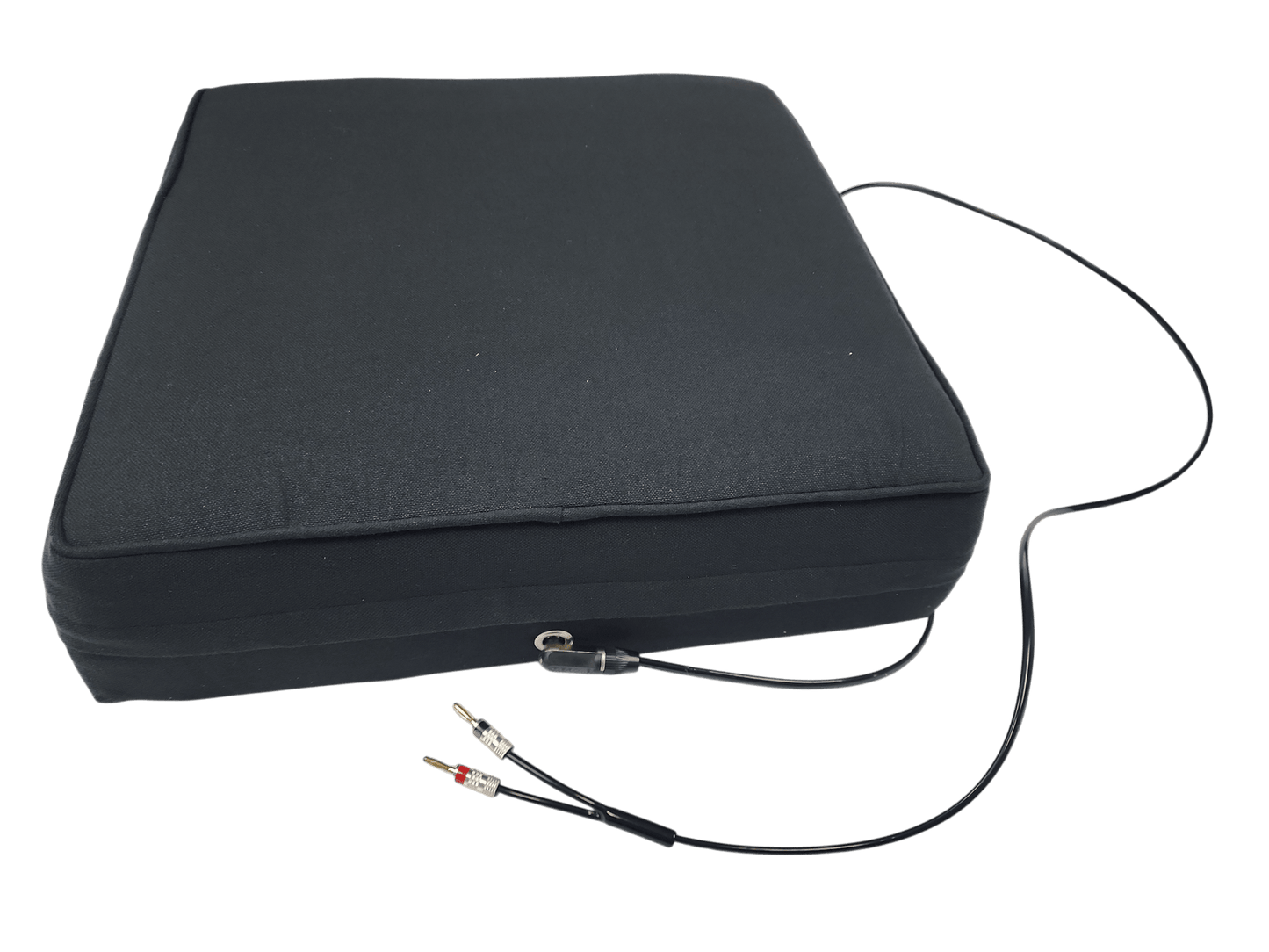 Vibroacoustic Therapy Cushion, Floor or Recliner Cushion with 4 Tactile Transducers - Vibroacoustic Solutions