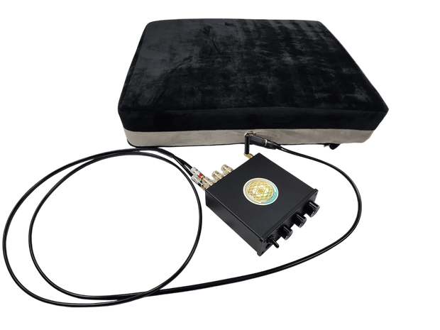 Vibroacoustic Chair Cushion for Office/Gaming chair with 4 Tactile Transducers - Vibroacoustic Solutions