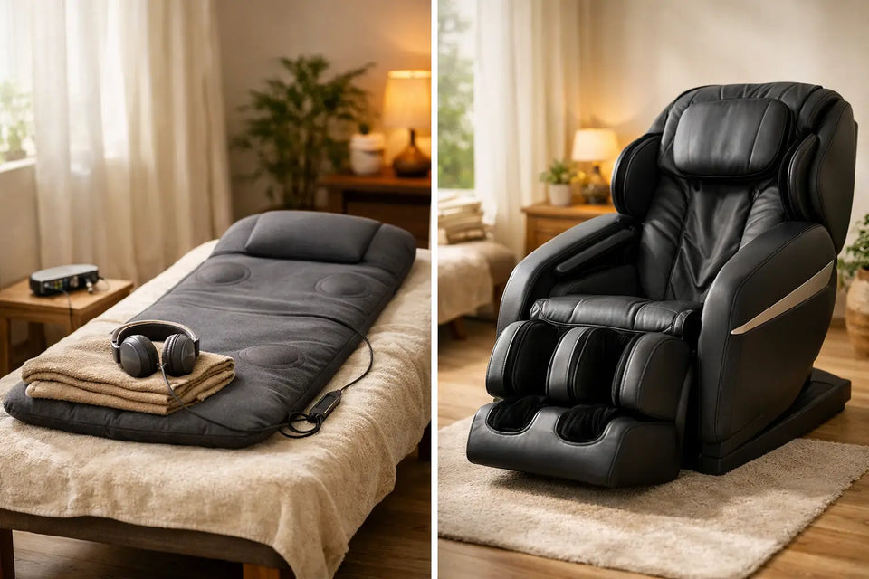 Vibroacoustic Cushion Versus Massage Chair