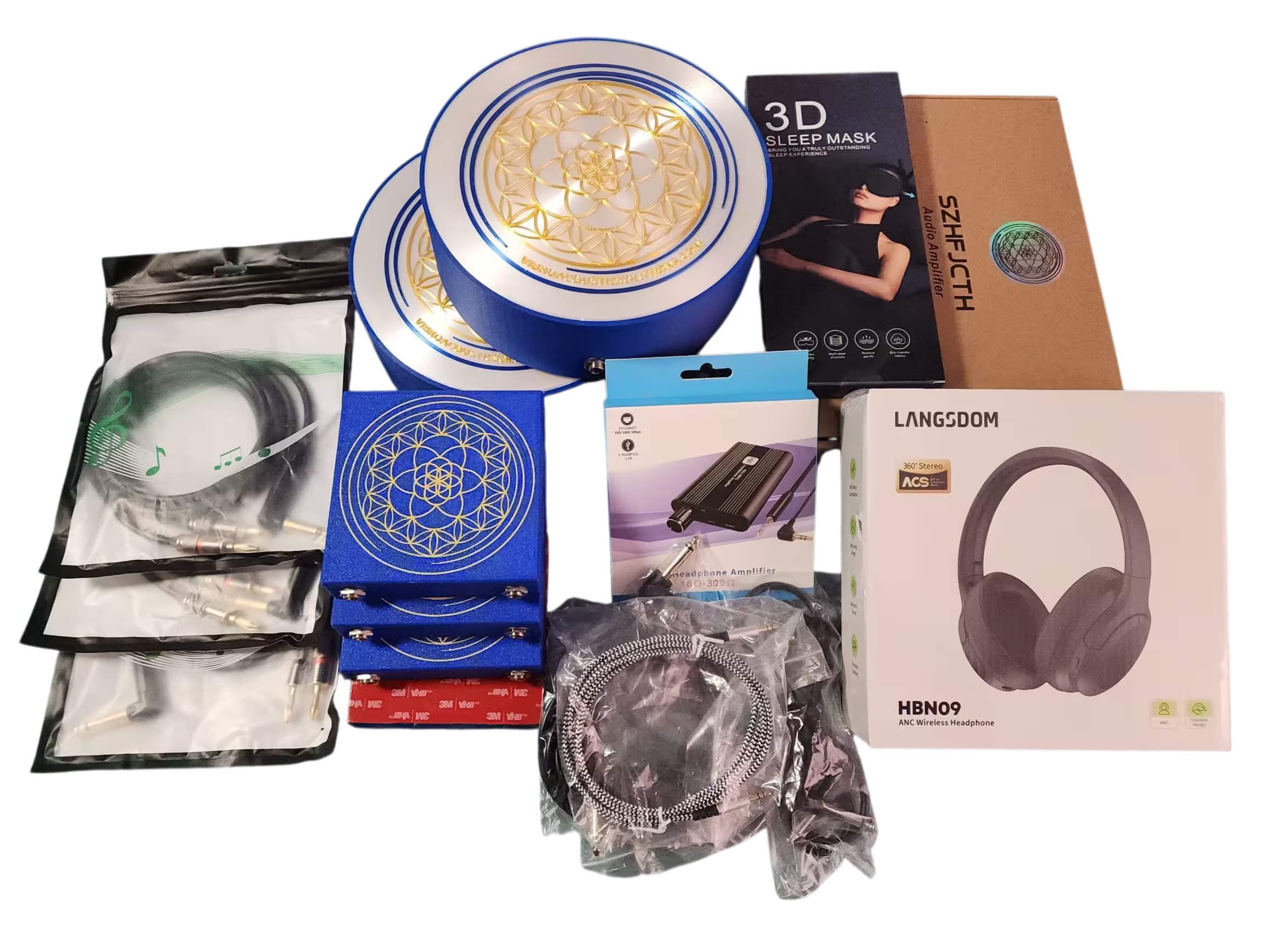 Vibroacoustic Therapy DIY Sound Bed Kit Attachments for Massage Table