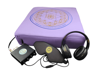 Large Vibroacoustic Therapy Meditation Cushion bundle with custom amplifier - Vibroacoustic Solutions
