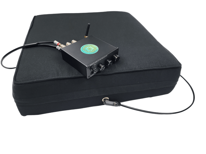 Vibroacoustic Therapy Cushion, Floor or Recliner Cushion with 4 Tactile Transducers - Vibroacoustic Solutions
