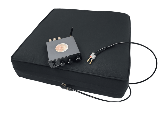 Vibroacoustic Therapy Cushion, Floor or Recliner Cushion with 4 Tactile Transducers - Vibroacoustic Solutions