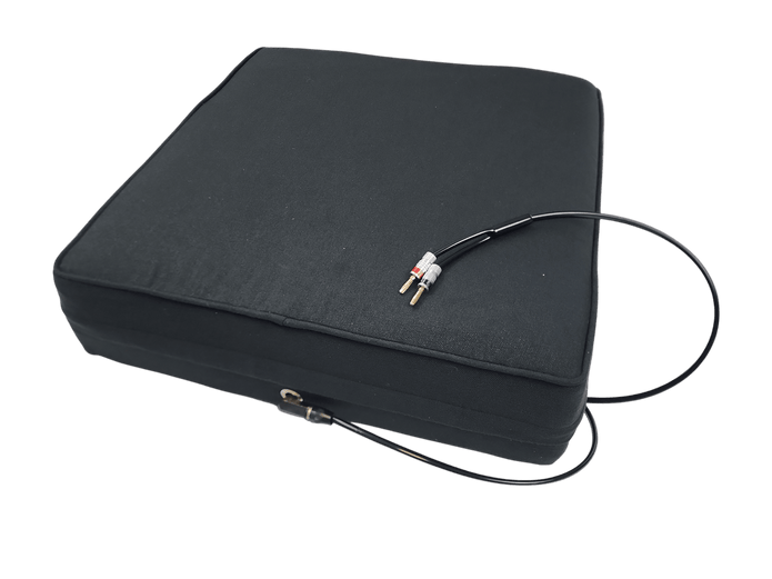 Vibroacoustic Therapy Cushion, Floor or Recliner Cushion with 4 Tactile Transducers - Vibroacoustic Solutions