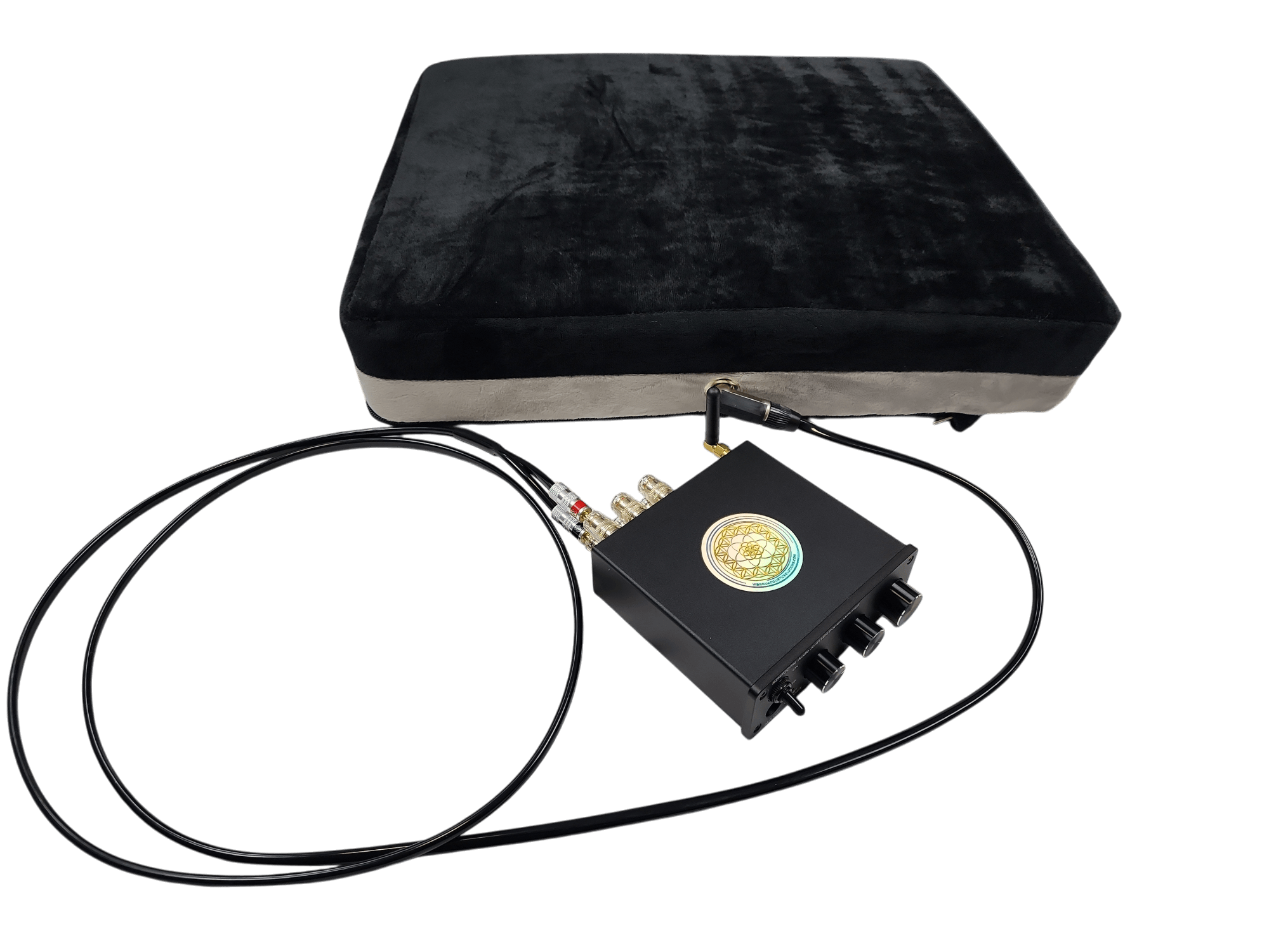 Vibroacoustic Chair Cushion for Office/Gaming chair with 4 Tactile Transducers - Vibroacoustic Solutions