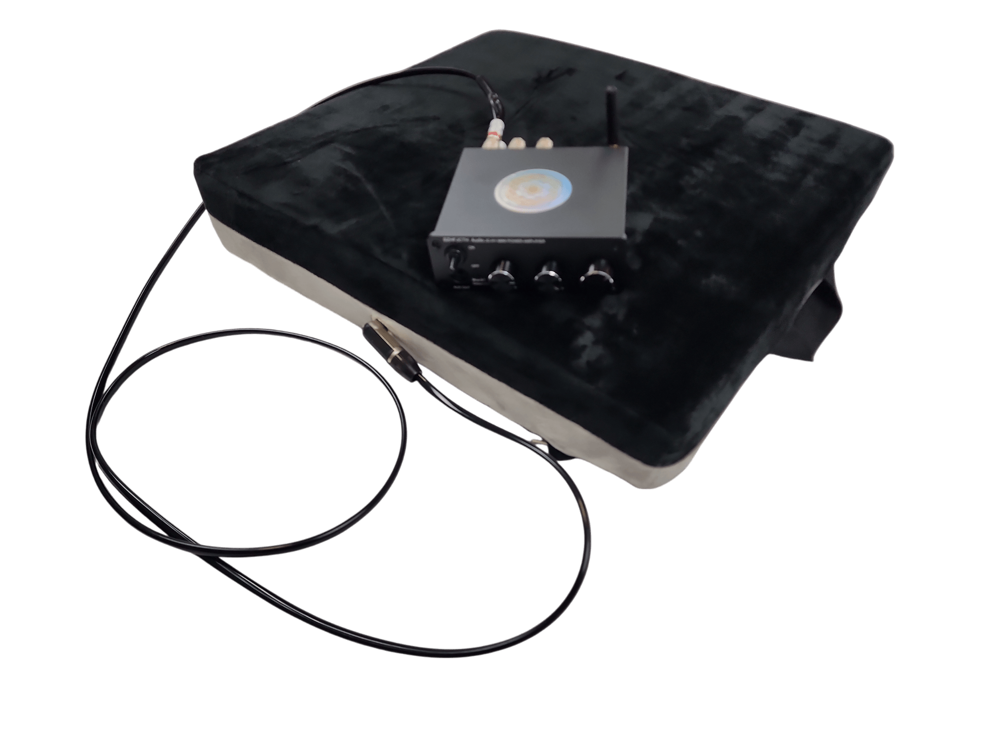 Vibroacoustic Chair Cushion for Office/Gaming chair with 4 Tactile Transducers - Vibroacoustic Solutions