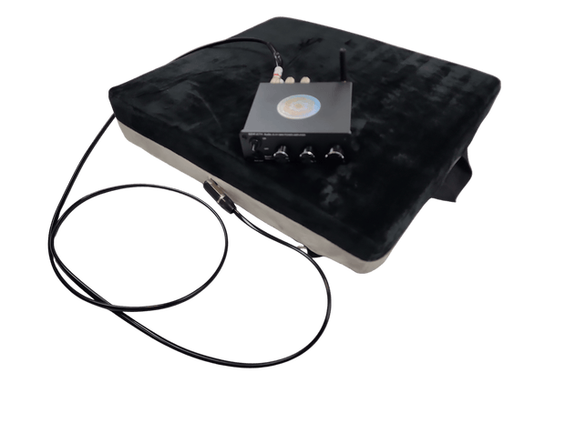 Vibroacoustic Chair Cushion for Office/Gaming chair with 4 Tactile Transducers - Vibroacoustic Solutions