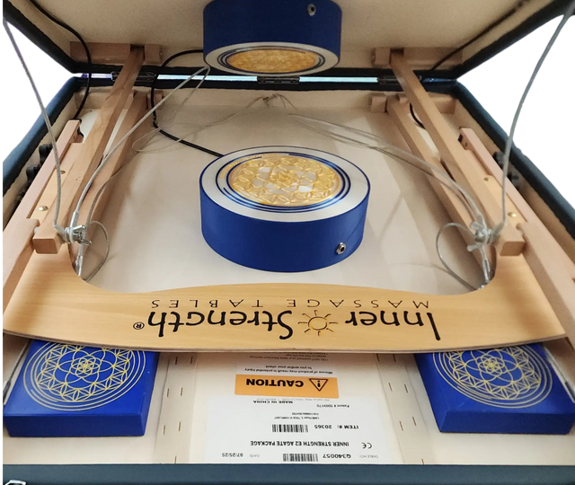 Vibroacoustic Bed: Deluxe System for Vibroacoustic Therapy attached Transducers with 3M HBA tape