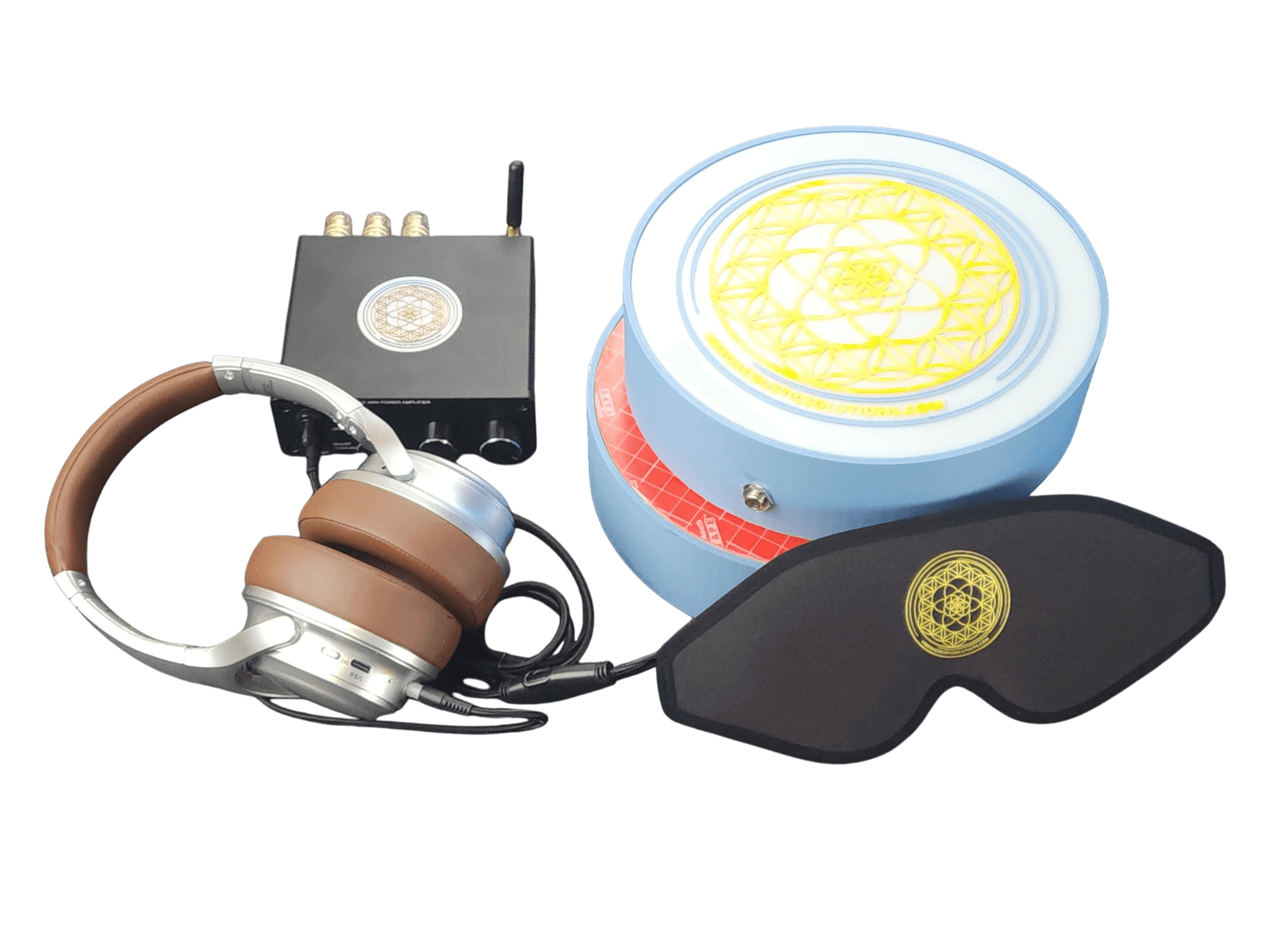 Vibroacoustic Therapy Massage Table Attachments with custom Amplifier Bundle - Vibroacoustic Solutions