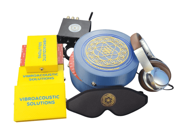 Vibroacoustic Therapy Massage Table Attachments with custom Amplifier Bundle - Vibroacoustic Solutions