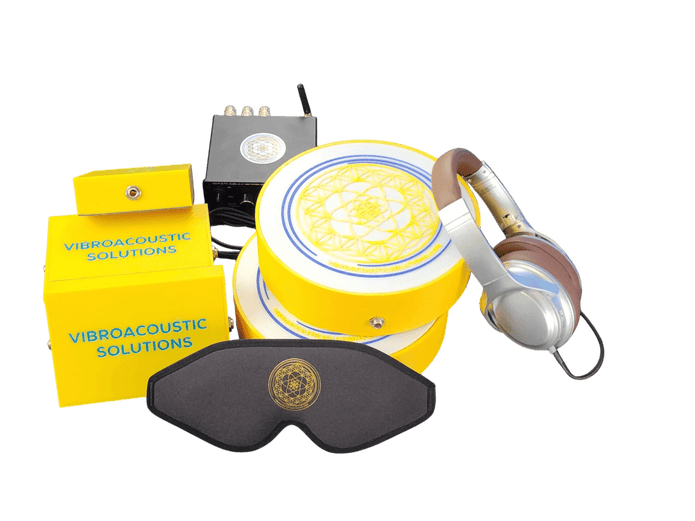 Vibroacoustic Therapy Massage Table Attachments with custom Amplifier Bundle - Vibroacoustic Solutions