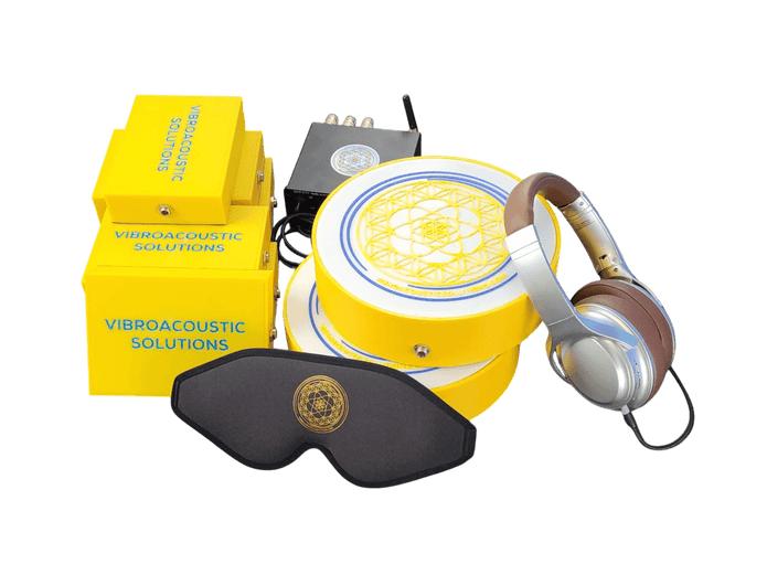 Vibroacoustic Therapy Massage Table Attachments with custom Amplifier Bundle - Vibroacoustic Solutions