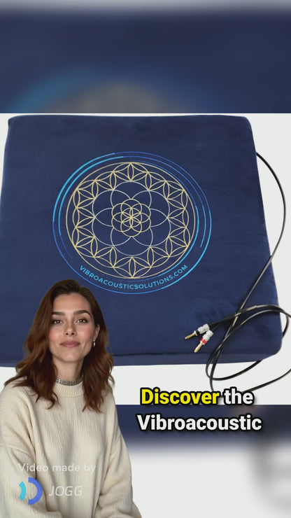 Vibroacoustic Chair Cushion for Office/Gaming chair with 4 Tactile Transducers