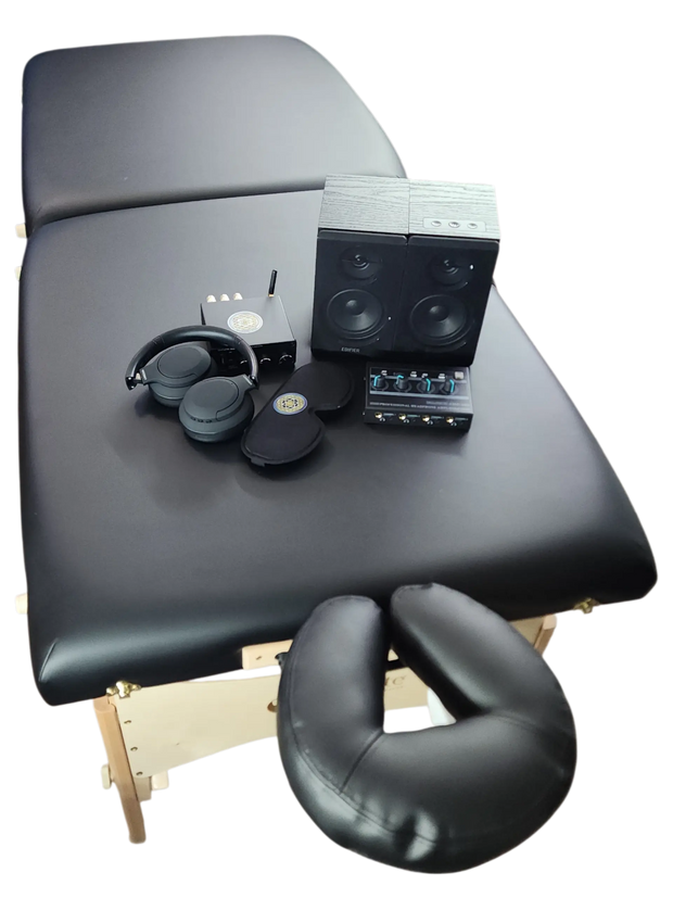 Elite Vibroacoustic Therapy Bed – EarthLite Harmony DX | Sound Healing System